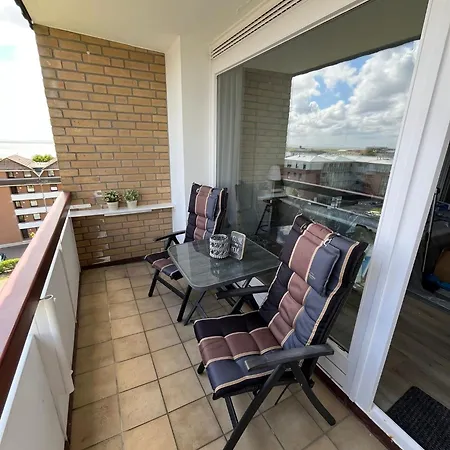 Apartmán Schroeder - Pier 5 - Strandkorb Am - Seitlicher Meerblick - Inklusiv Bettwaesche Und Handtuecher *